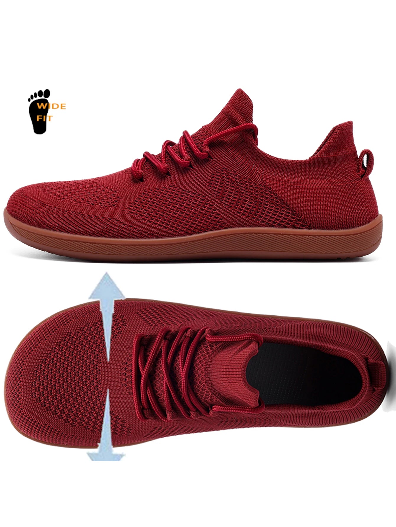 2025 New Wide-toe Men's Shoes Casual Soft Sole Wide-Toe Shoes Walking Sneakers Breathable Mesh Comfortable Barefoot Shoes