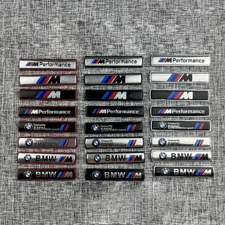 Car Styling 3D Sticker Metal Adhesive Emblem Decal Lables For BMW M E46 E90 E60 F30 G20 X1 X2 X3 X4 X5 X6 X7 i3 i4 i5 i7 M2 G30
