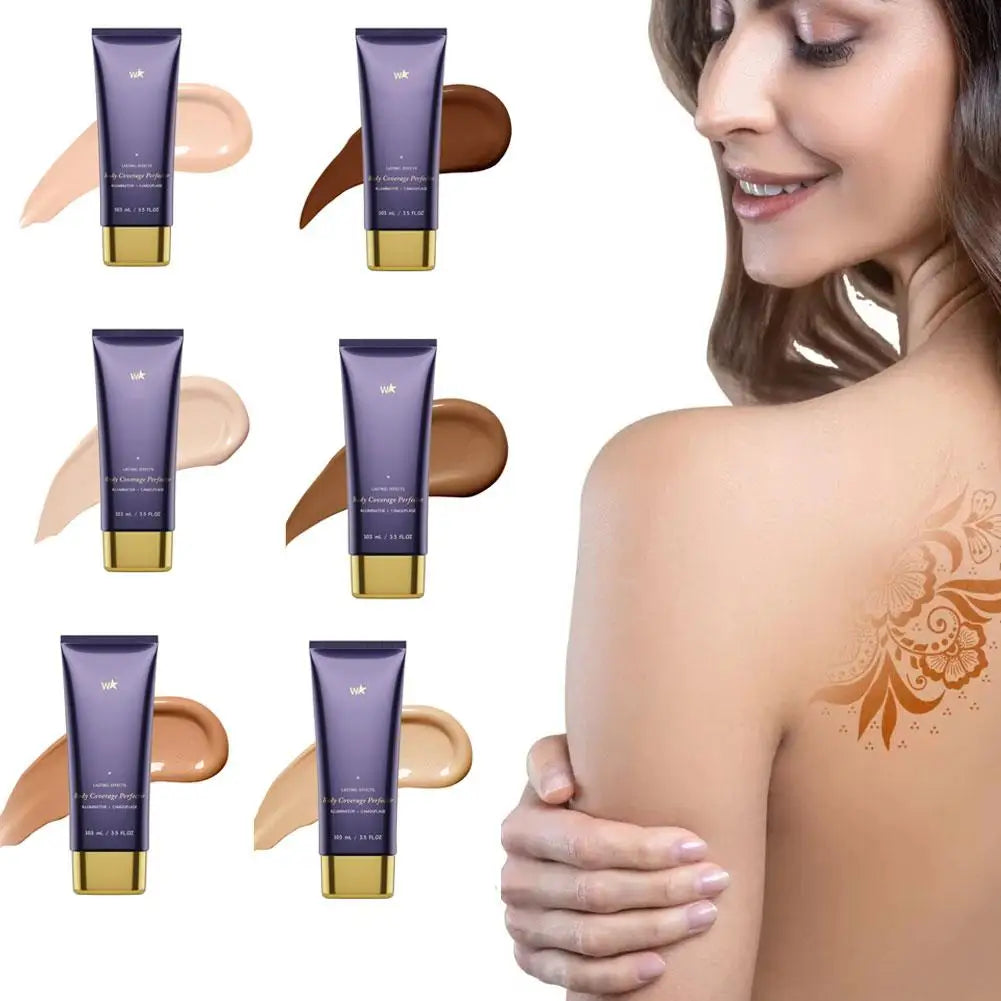 Beauty Body Coverage Perfector–Waterproof Leg & Body Makeup-Concealer For Scars, Spots, Veins, Tattoos and More Blend Cosmetics