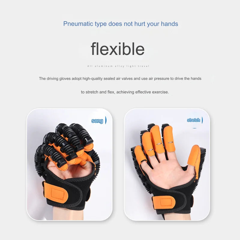 Portable Rehabilitation Robot Gloves Stroke Hemiplegia Cerebral Infarction Trainer Finger Exerciser Hand Function Repair