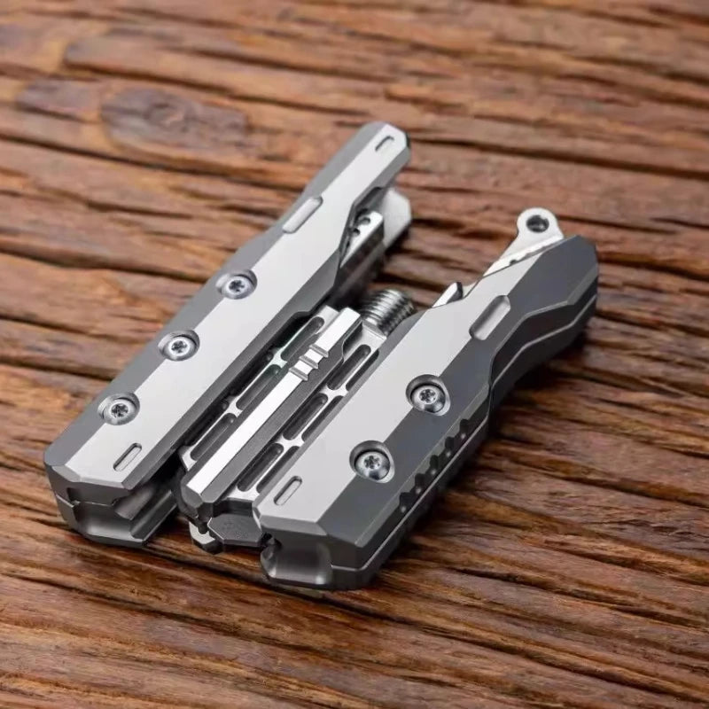 WANWU EDC New Zirconium Alloy Destroyer Electromagnetic Railgun Mechanical Metal Fidget Toy