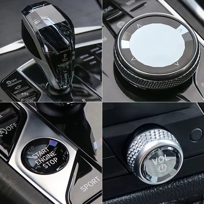 Crystal Gear Lever 3 Series 4 5 7 6GT X2 X3 X4 X5 X6 X7 Car Crystal Shift Knobs For BMW X2 X3 X4 X5 X6 X7 M1 M2 M3 M4