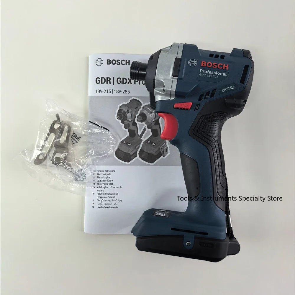 Bosch GDR 18V-215 Professional Visseuse à chocs sans fil 18 V Hexagone intérieur 1/4" Visseuse électrique 215 Nm