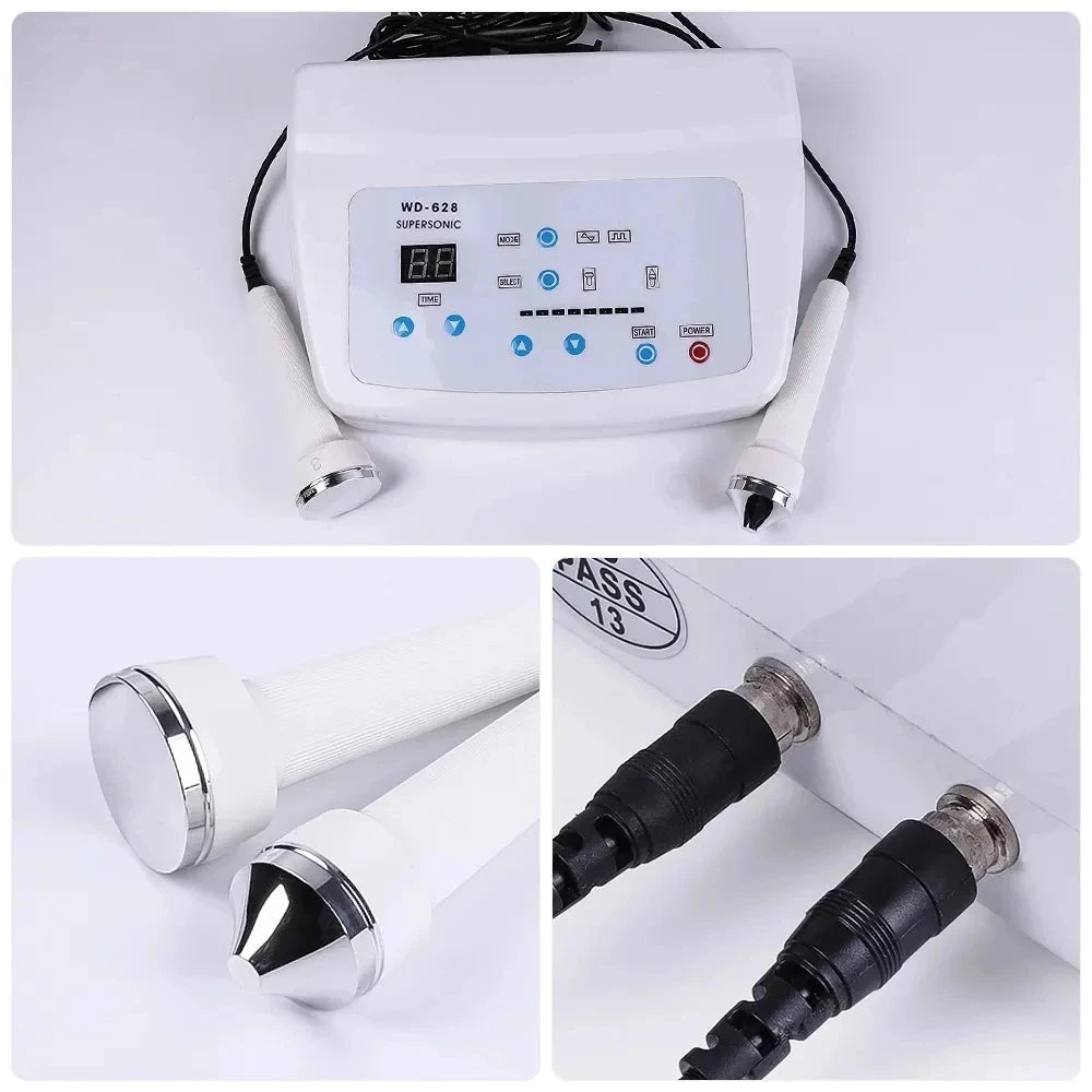 Ultrasonic 1MHz Facial & Body Skin Care Massager Anti Aging Lifting Tightening Wrinkle Reduction Mini Home Beauty Device WD-628