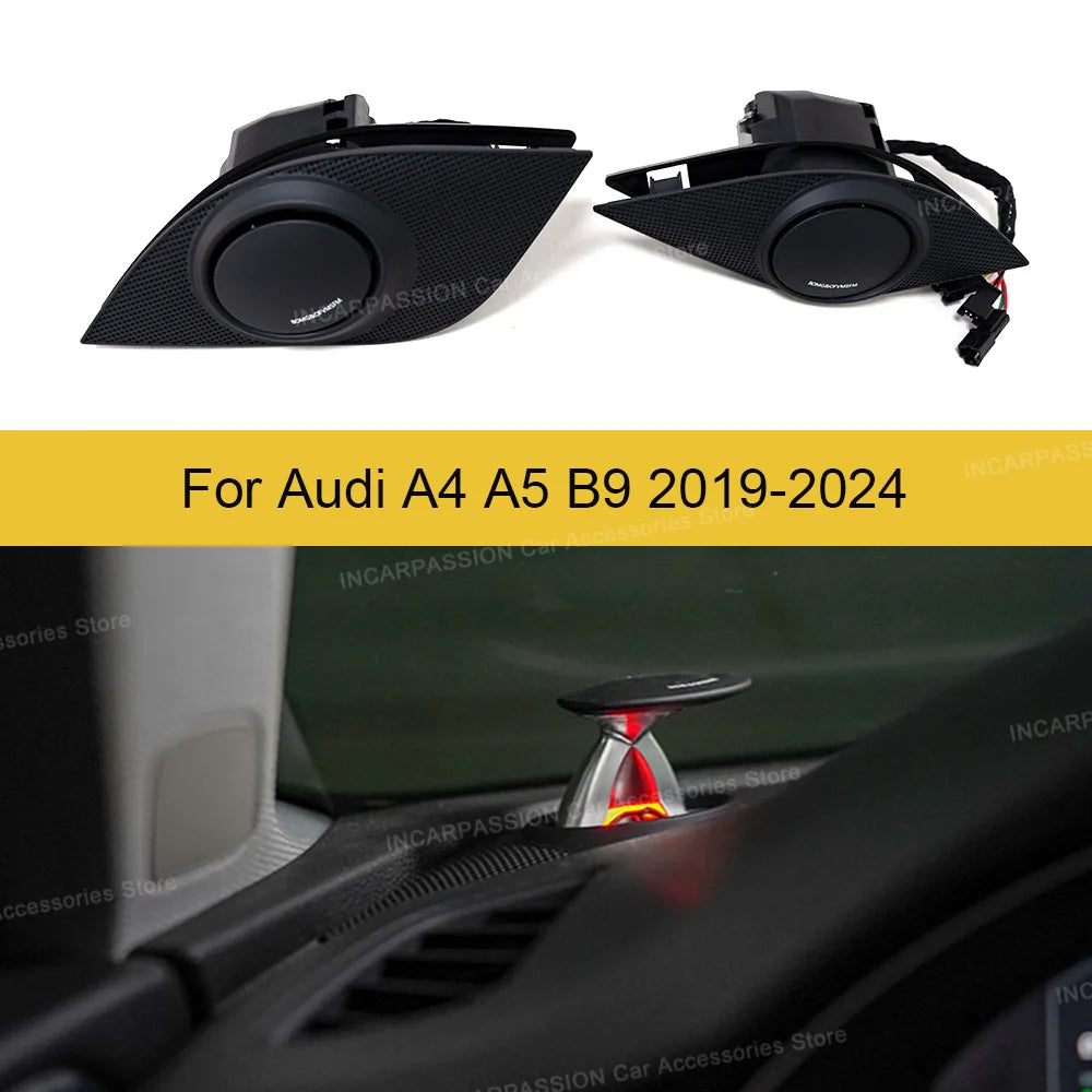32 Color Lifting Tweeter Speaker For Audi A4L A5 A6L A7 Q5 Q7 Q8 Car Instrument Electric Treble Horn Decoration Part
