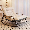 Fauteuil à Bascule Moderne pour Chambre, Canapé Double Inclinable d'Intérieur avec Coussin, Fauteuil Inclinable de Salon/Chambre avec Accoudoirs
