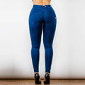 Shascullfites Skinny Jeans Summer Women's Pants Bum Lift Leggings Slim Fit Pencil Pants Seam Hug Blue Denim Trousers Streetwear