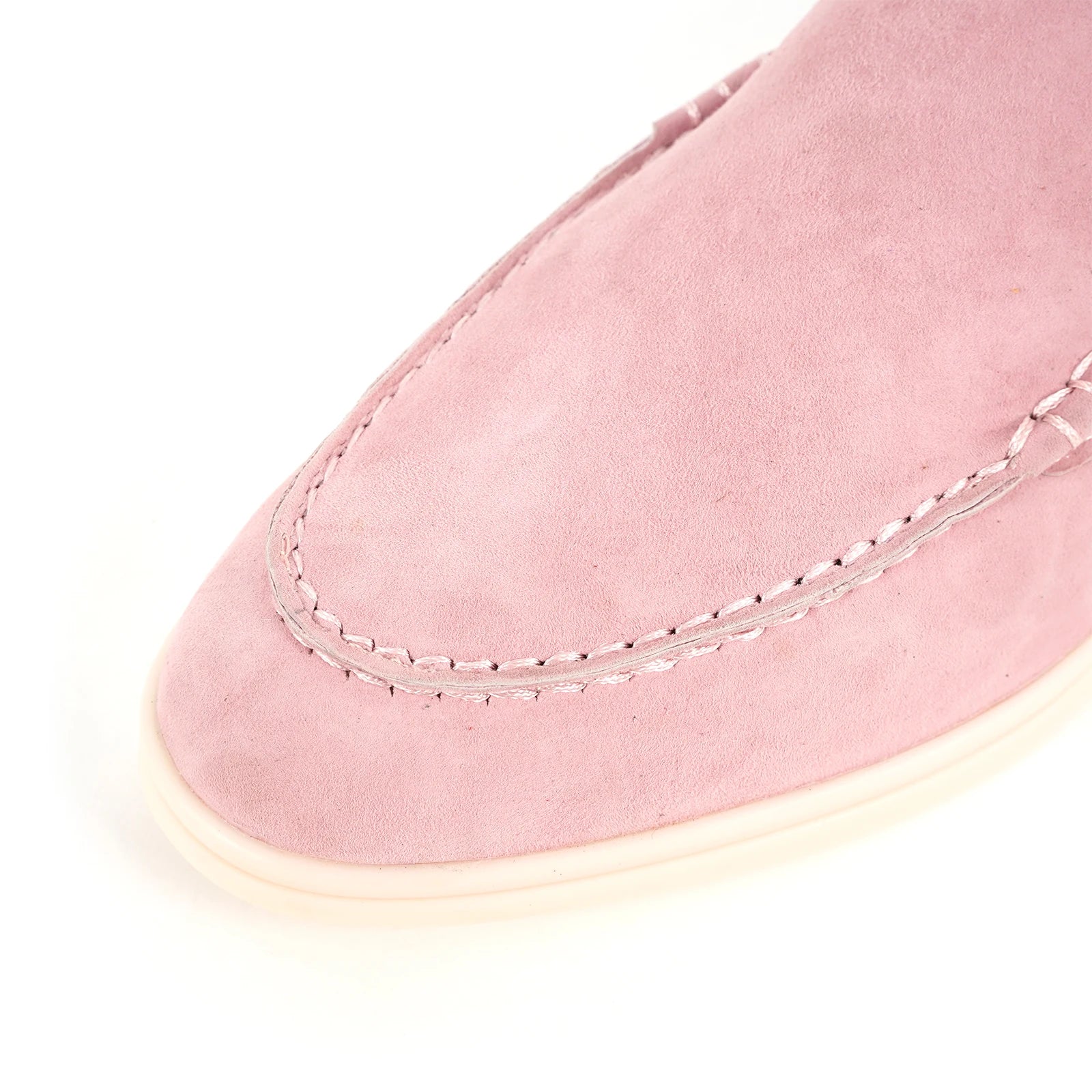 Spring and Autumn Hot Women's Le Fu Shoes Classic Round Head Shallow Mouth Genuine Leather Women's Shoes Retro Daily Shoes