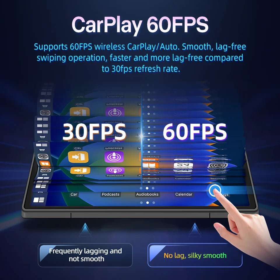 Imagebon H70 Plus 11.4" 4K QLED Car DVR Wireless CarPlay & Android Auto ADAS Dash Cam WiFi AUX GPS Navigation Loop Recording
