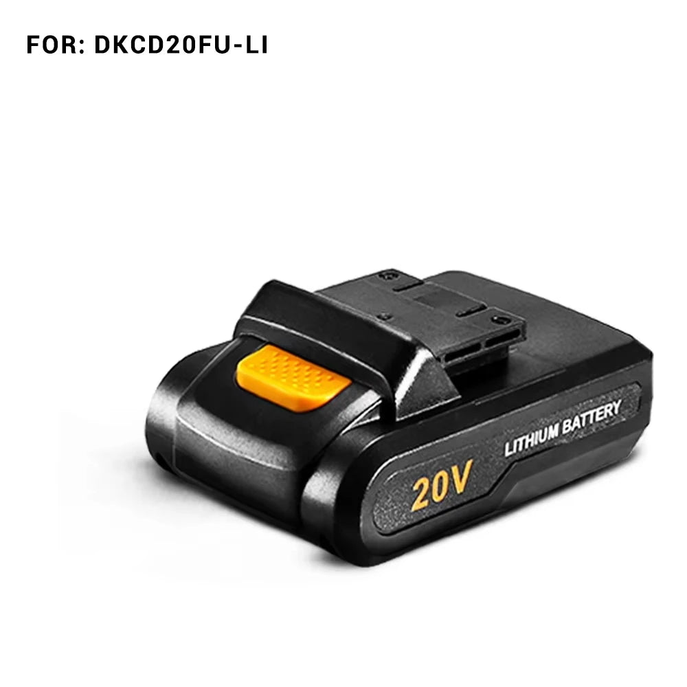 Batterie Lithium-Ion DEKO 12V 16V 20V pour perceuse sans fil Sharker 20V