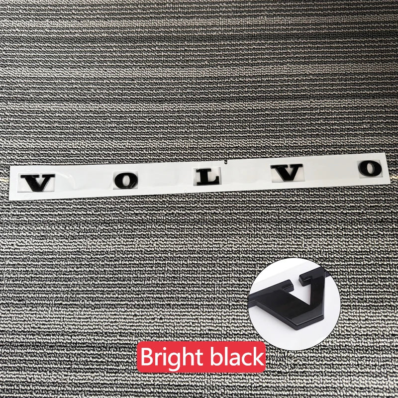Volvo Car Letter Badge Auto Trunk Metal Stickers For Volvo Xc60 Xc90 V40 V60 S60 V50 V90 S80 C40 XC40 V70 XC70 C30 C70 Rdesign