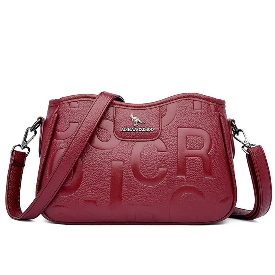 Fashion Crossbody Bags for Women Designer Ladies Purses and Handbags High-quality Soft Leather Women Shoulder Messenger Bags Sac