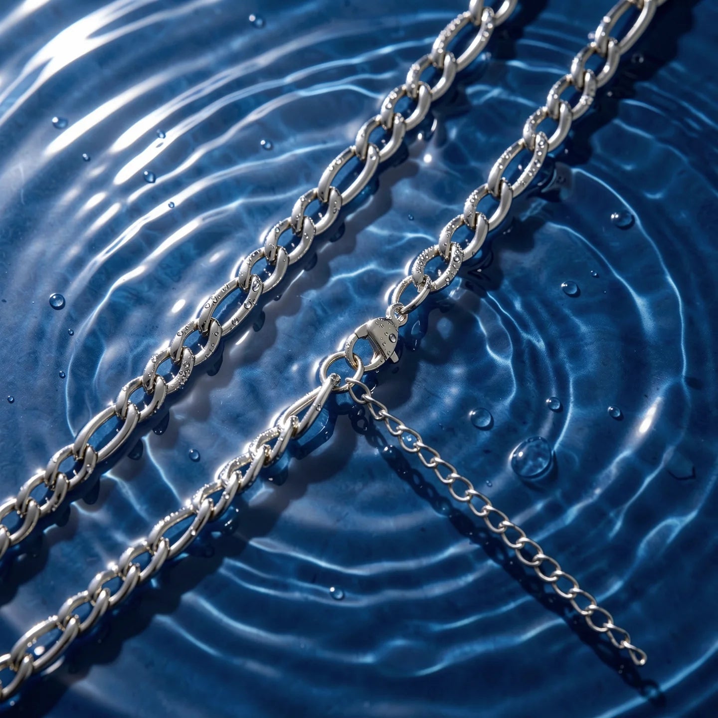 316L Stainless Steel Figaro Chain 58cm, Non-Tarnish NK 3:1 Link Necklace, Waterproof Minimalist Hip Hop Jewelry Gold Steel