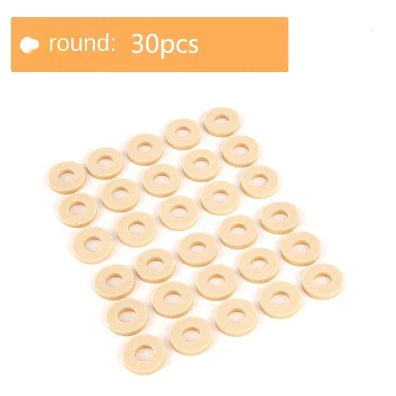 15/20PCS/Sheet Callus Cushions Shoes Heel Pad Foam Round Toe Foot Corn Bunion Protectors Pads Medical Plaster Foot Corn Removal