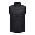 New Loose Casual Stand Up Collar 28 Areas Intelligent Heating Vest for Women Men Winter Thermal Electric Heating Jacket Coat