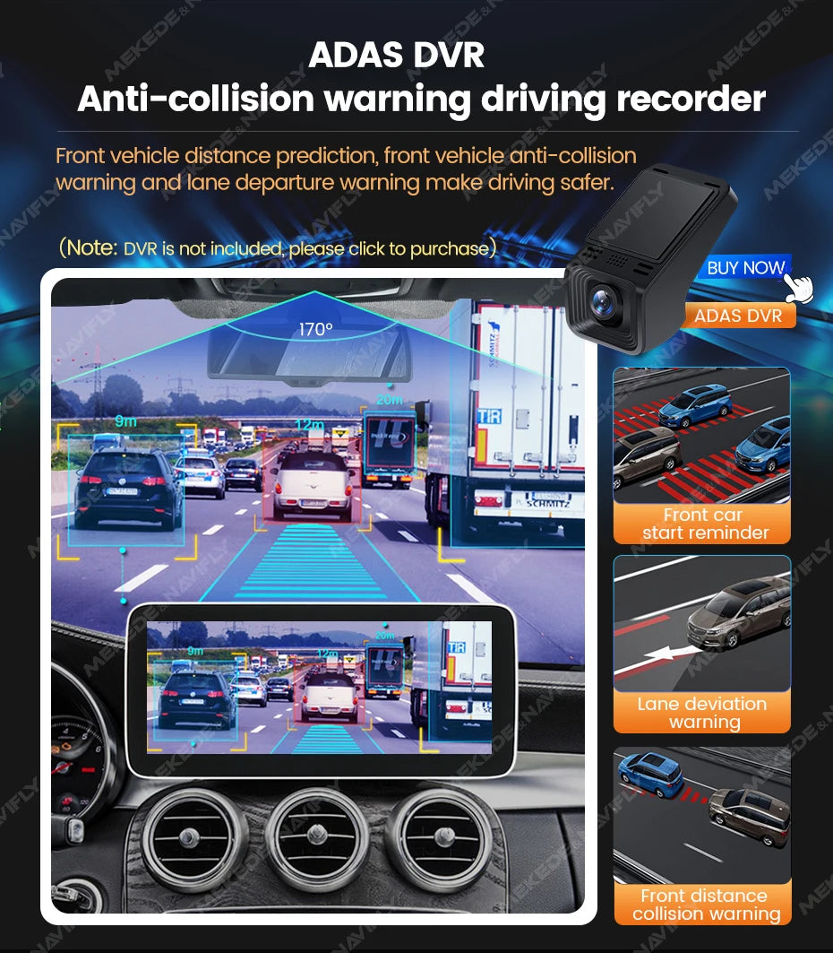 Android 14 Car Radio Wireless CarPlay For Mercedes-Benz A-Class W176 GLA X156 CLA C117 G Class W461 W463 DSP WIFI GPS Multimedia