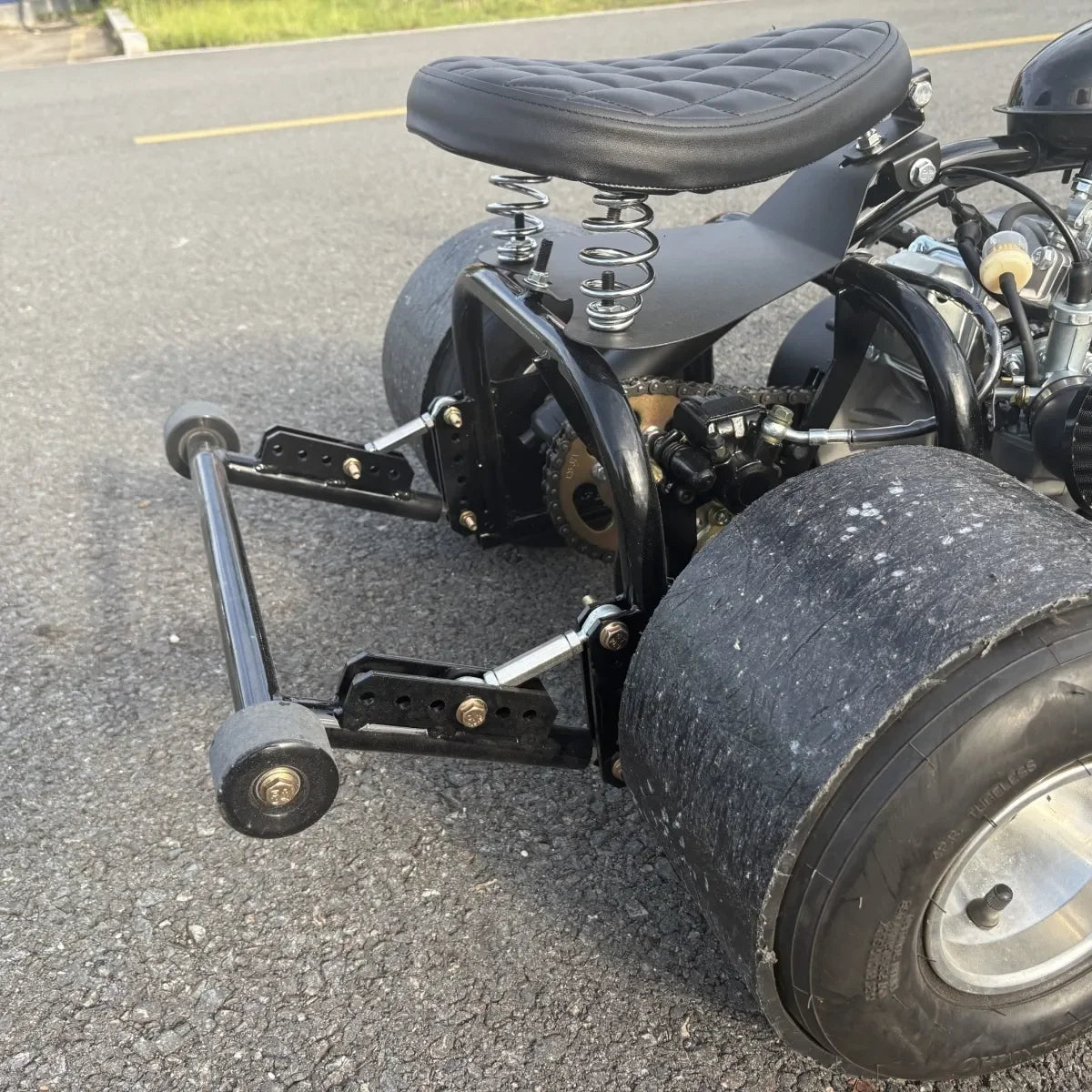 Mini All-terrain Off-road Kart 212cc Four Stroke Fuel 3-Wheeler ATV Beach Car Mountain Rally Drift Adult Vehicle