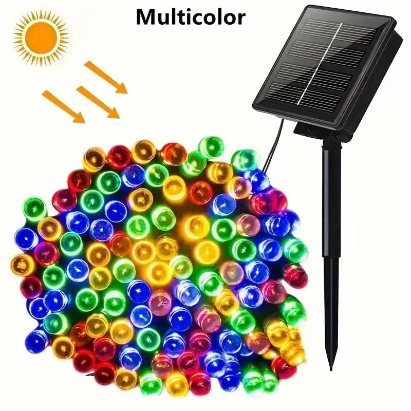 Outdoor Solar Light String LED Christmas Decoration,light String Solar Fairy Light Garden Christmas Decoration Light