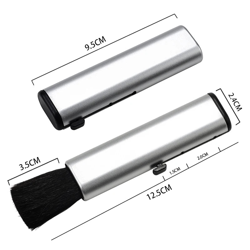 Retractable Car Cleaning Brush Center Console Cleaning Tools For Audi Sline A3 A4 A5 A6 A7 A1 A2 A8 Q1 Q2 Q3 Q4 Q5 Q6 Q7 Q8 RS7