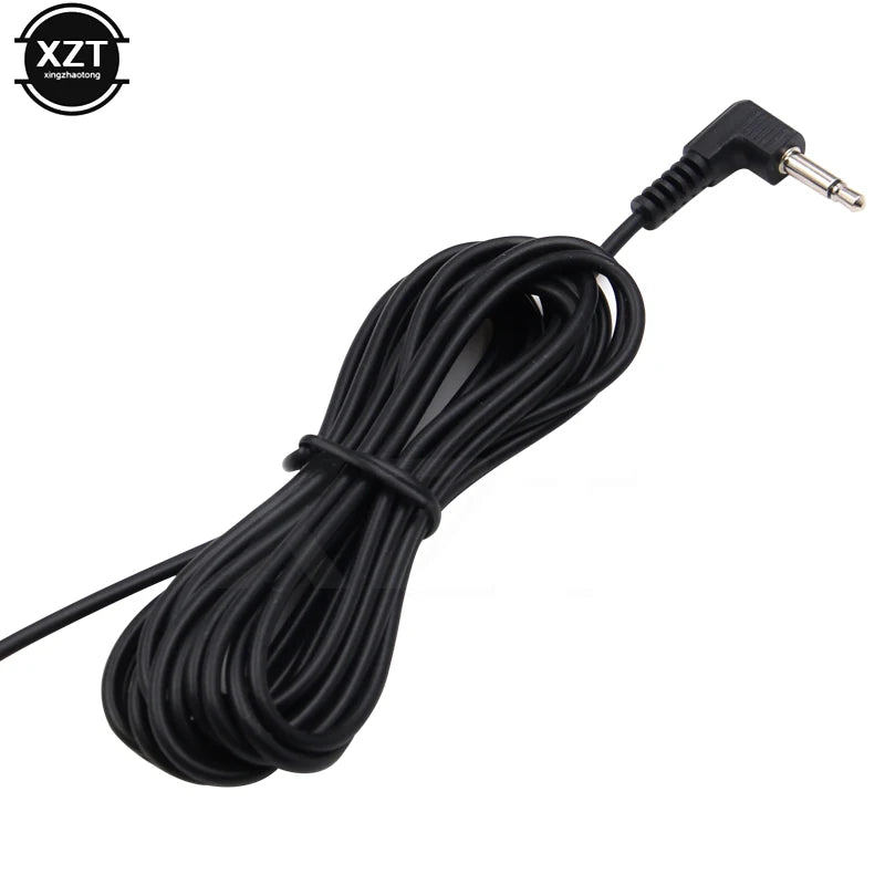 3M Car Microphone 3.5mm Wired - Noise Cancelling Handsfree Mic for Car Stereo Radio DVD Player, Paste Type Mini Audio Microphone