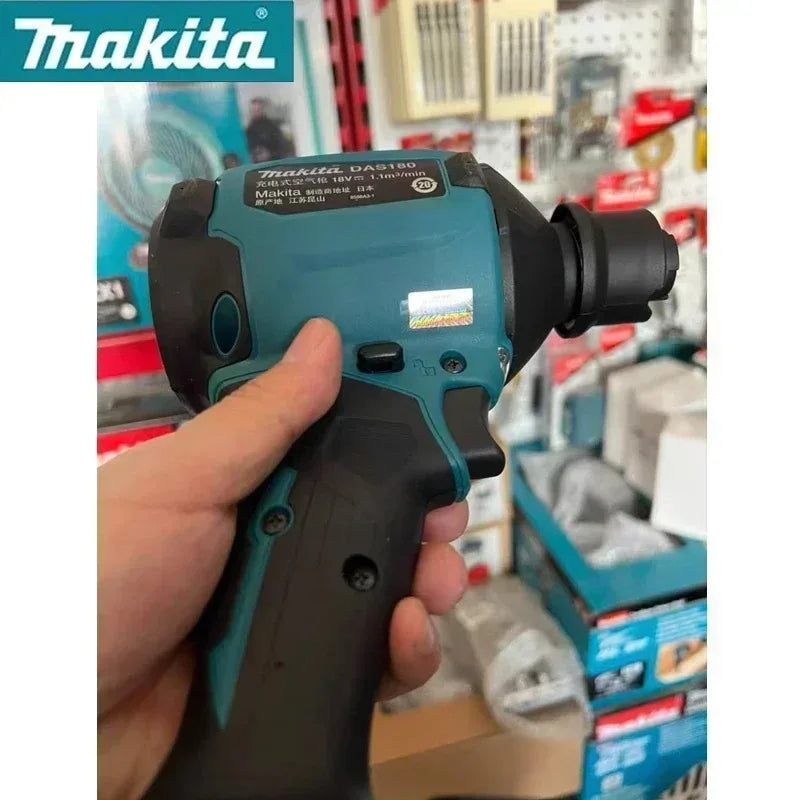 Makita DAS180 18V Cordless Air Blower Multifunction Dusting Machine with Nozzle Air Dust Removal Gun And Inflator Tool