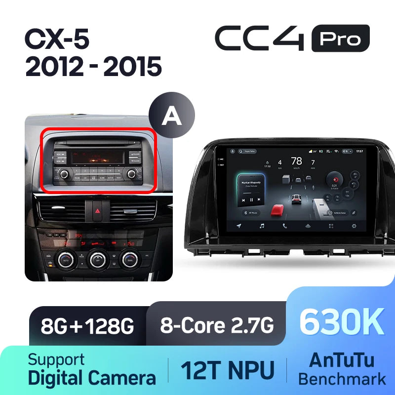 TEYES CC4 PRO For Mazda CX5 CX-5 CX 5 2012-2015 CarPlay Android Auto 2DIN Car Play Radio Multimedia Stereo
