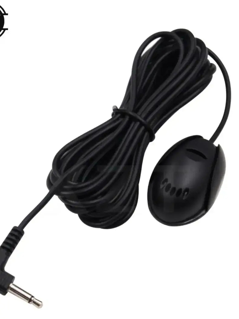 3M Car Microphone 3.5mm Wired - Noise Cancelling Handsfree Mic for Car Stereo Radio DVD Player, Paste Type Mini Audio Microphone