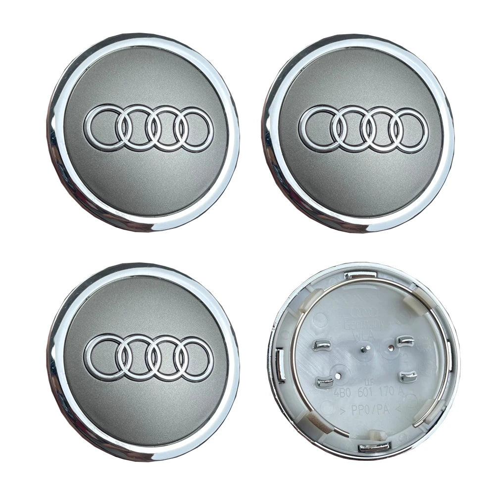 4pcs Audi Wheel Hub Center Covers
