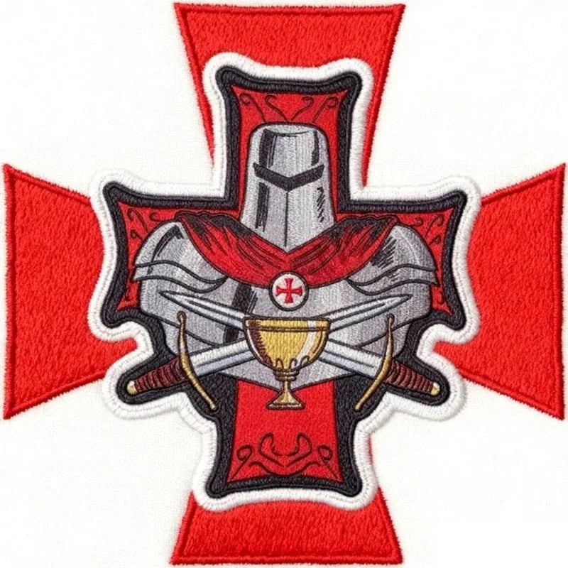 Templar Cross Crusader Deus Vult PVC Creative Stickers Assecories for Car Window Glass Table Motorcycle Off-road Wall Fridge