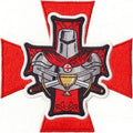 Templar Cross Crusader Deus Vult PVC Creative Stickers Assecories for Car Window Glass Table Motorcycle Off-road Wall Fridge