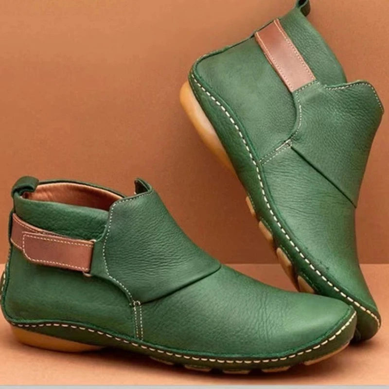Ankle Boots Ladies Fashion Women Boots Flats Waterproof Comfortable Shoes Winter No Slip Booties Female Casual Shoes Woman
