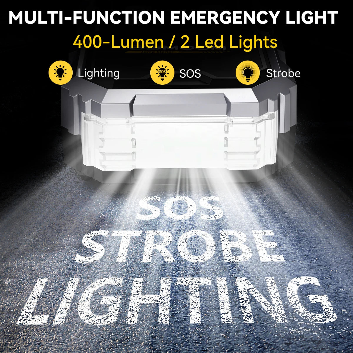 150PSI Air Pump Car Battery Emergency Boosters ,7000A/1500A PEAK Car Jump Starter Power Bank ,Portable Starting Device Car Starter New,Cars with USB Ports And LED Flashlight, 26800mAh/21800mAh Portable Car Jump Starter, Batte