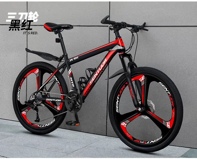 Mountain bikes for adults variable speed off-road racing shock-absorbing bikes for adults boys girls and students aged 8 to 15
