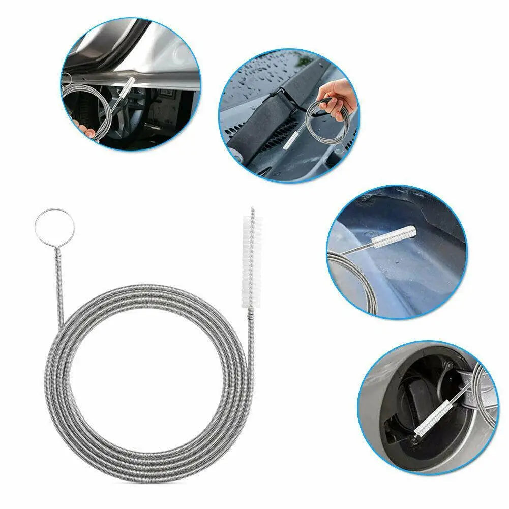 Car Drain Hole Clog Remover Dredge Cleaning Brush For Cleaning Home Refrigerator Drain Pipe Car Sunroof Drain Pipe 150CM