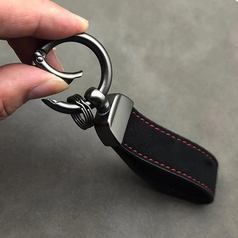 2026 Suede Key Ring Sport Car Keychain Custom Gift With Emblem For Audi Sline A3 A4 A5 A6 A7 A1 A2 A8 Q1 Q2 Q3 Q4 Q5 Q6 Q7 Q8 TT