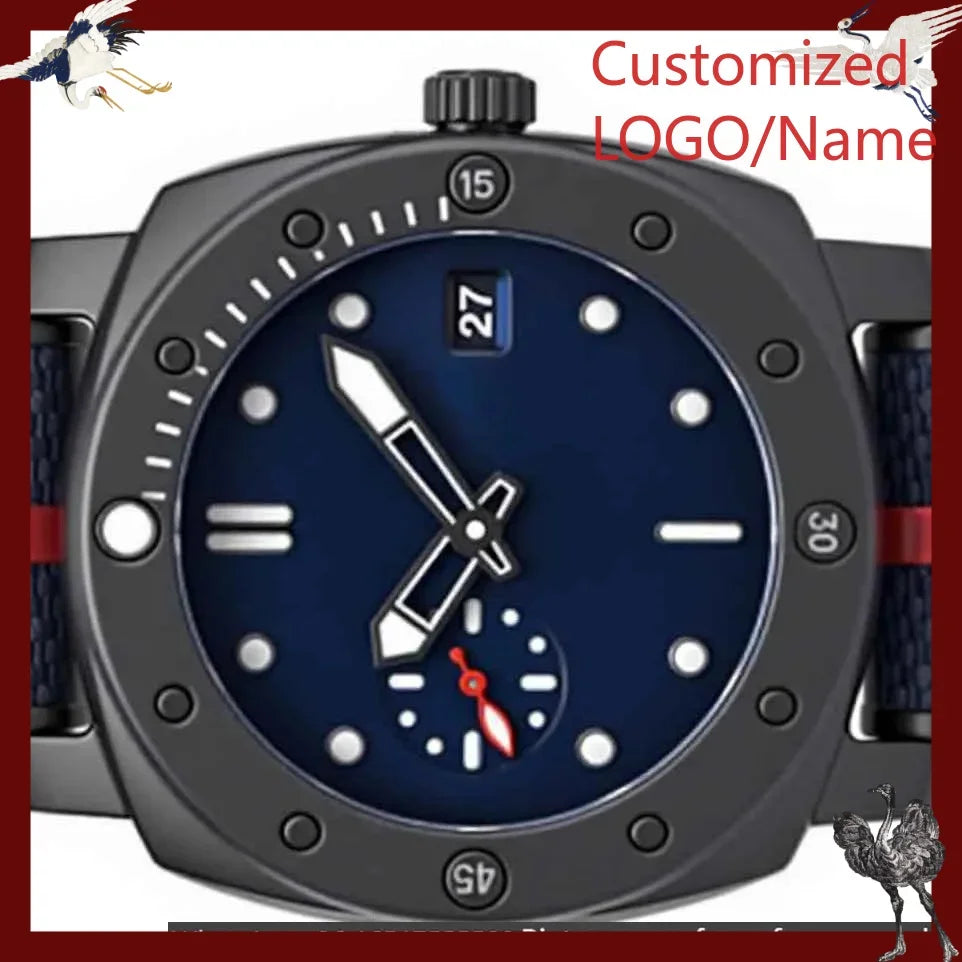 A182 Store Customized Watches 46mm Men's Watch with 904L Automatic Mechanical Movement
