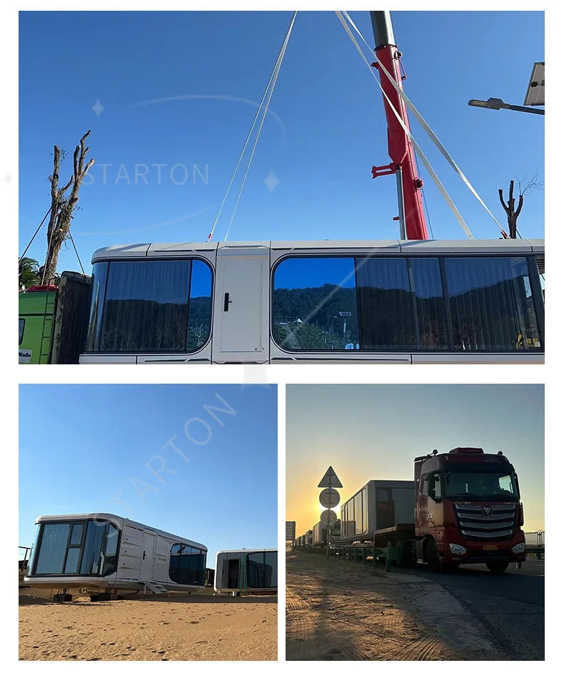 Capsule House Space Capsule With Intelligent S custom.2 Stories Frame House Prefabricated Prefab Modern Home Luxury Houses
