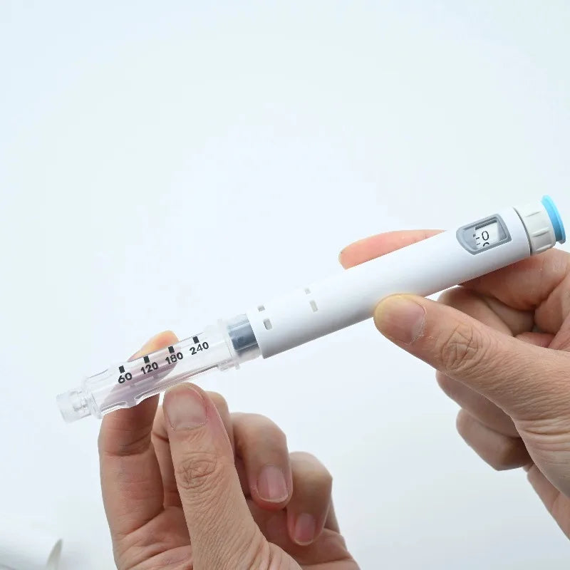 5/10Pcs Adjustable Disposable Insulin Syringe Pen Portable Insulin Injection Device Medication 60U Magic Beauty Injection Pen