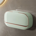 Porte-savon mural avec boîte de drainage étanche sans perforation pour salle de bain boîte de rangement pour savon accessoires de salle de bain
