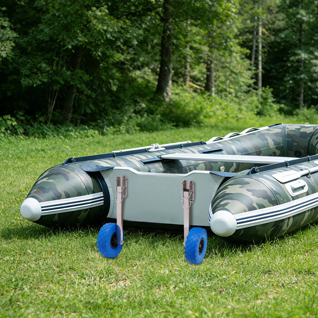 Portable Lightweight Dinghy Cart with 9.84'' Wheels,330lbs Load Capacity,Universal for Fishing Boat,Inflatable Watercraft,SUP