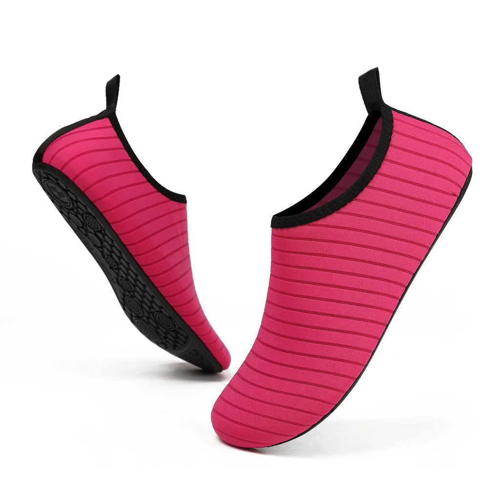 Quick-drying Men Water Shoes Soft Couple Aqua Shoes Rubber Sole Non-slip Wading Shoes Lightweight Yoga Shoes Casual Flats 2024