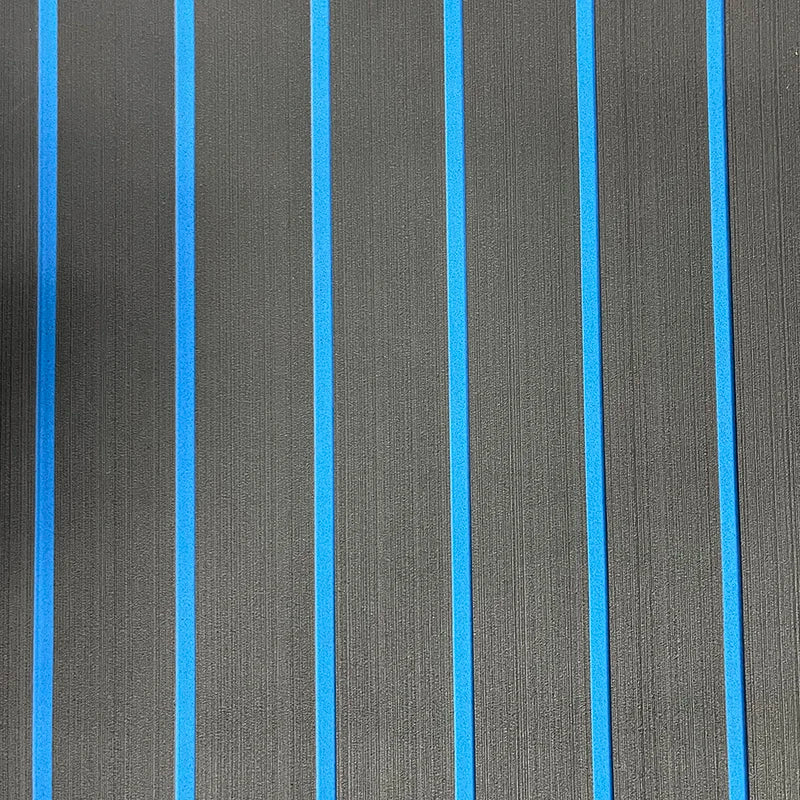 240*45cm Boat Flooring EVA Foam Decking Sheet Faux Teak Marine Mat Non-Slip Self-Adhesive Carpet for Motorboat RV Pontoon Jon