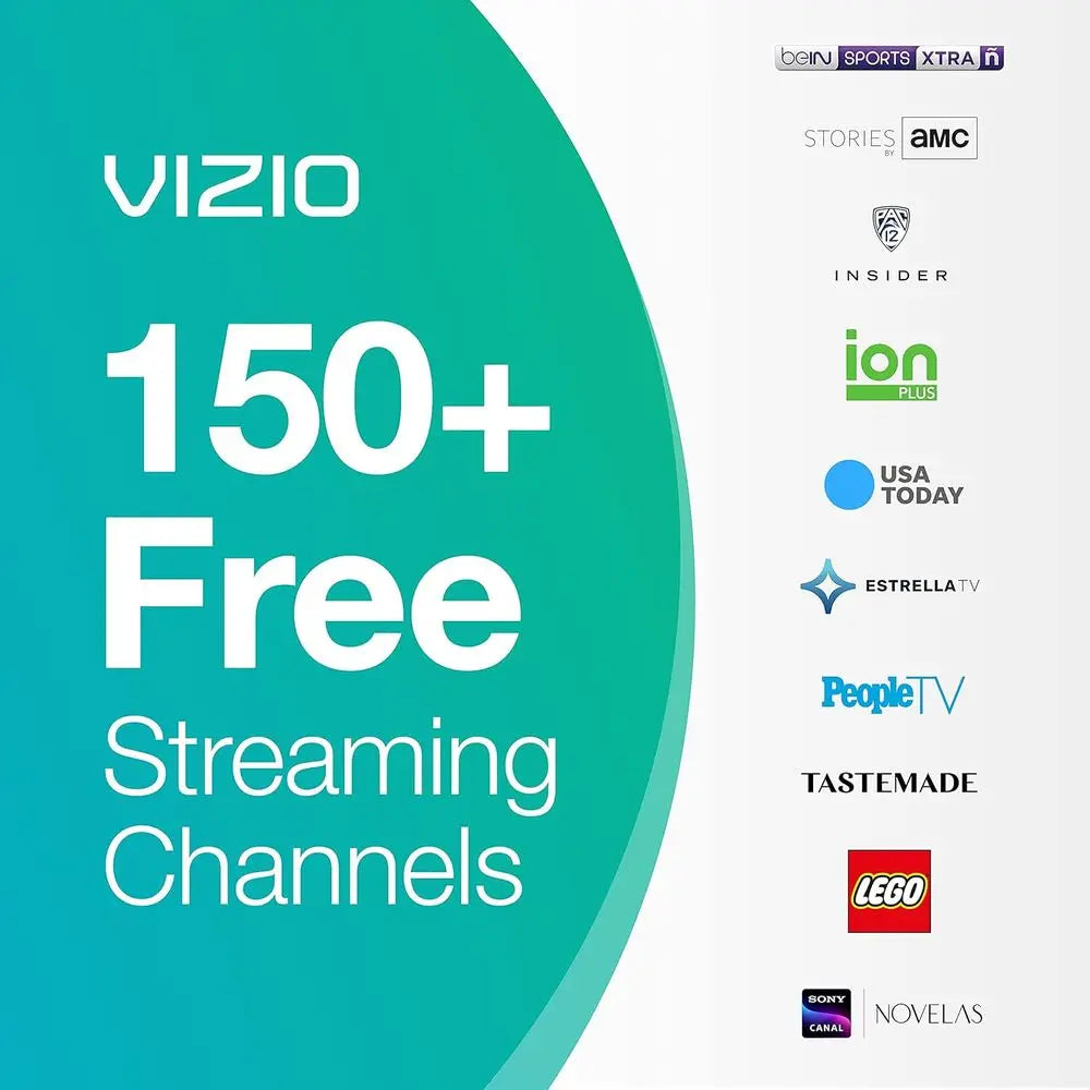 Téléviseur intelligent 4K de 50 pouces, téléviseur LED UHD HDR série V avec Apple AirPlay et Chromecast intégrés