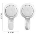 Heavy Duty Suction Cup Hooks Bathroom Waterproof Towel Robe Coat Hanger Suction Hook Wall No Drilling Kitchen Organizer Hook