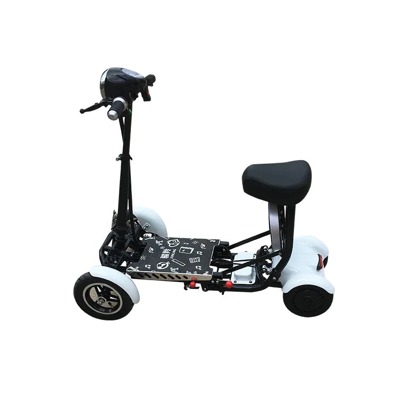 Foldable 4-Wheel Electric Scooter