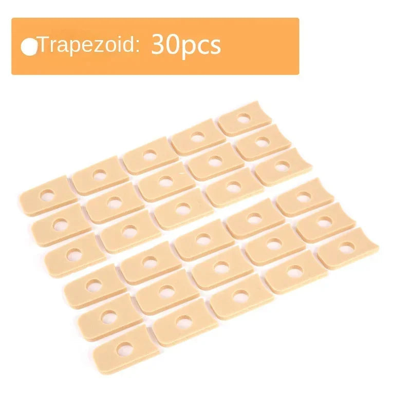 15/20PCS/Sheet Callus Cushions Shoes Heel Pad Foam Round Toe Foot Corn Bunion Protectors Pads Medical Plaster Foot Corn Removal