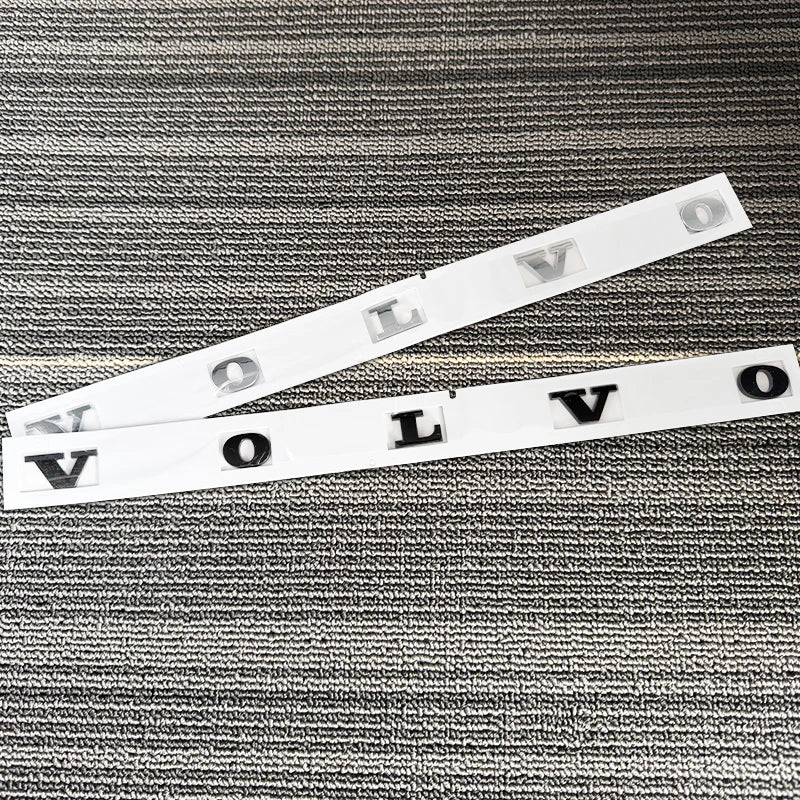 Volvo Car Letter Badge Auto Trunk Metal Stickers For Volvo Xc60 Xc90 V40 V60 S60 V50 V90 S80 C40 XC40 V70 XC70 C30 C70 Rdesign
