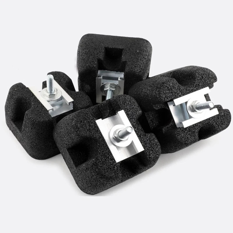 4PCS Rubber Noise prevention base Air conditioner cushion outside rubber support bear 200kg