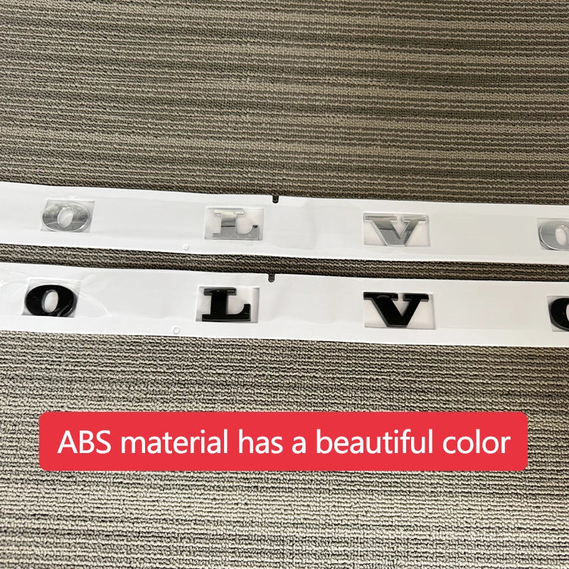 Volvo Car Letter Badge Auto Trunk Metal Stickers For Volvo Xc60 Xc90 V40 V60 S60 V50 V90 S80 C40 XC40 V70 XC70 C30 C70 Rdesign
