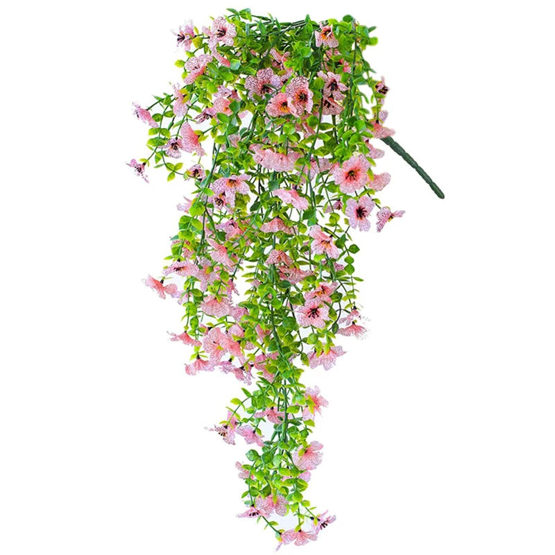 Artificial Plants and Flowers Artificial Hanging Flower UV Resistant Garden Yard Balcony Fake Plant Wedding Party Outdoor Decor